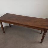 Large walnut bistro table