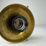 Vintage marbled glass table lamp