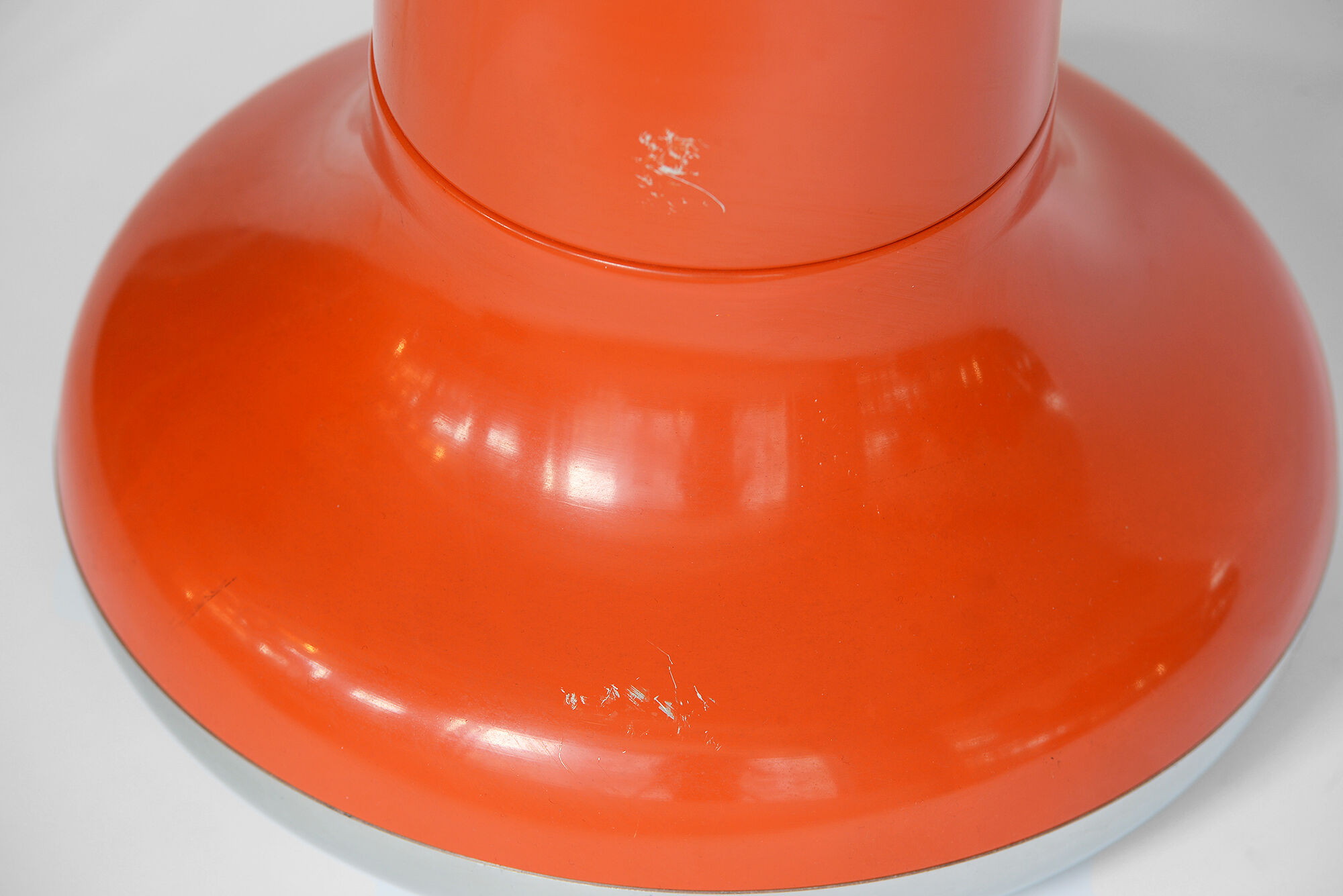 Orange pendant light "Fluga" by Hemi Sweden 1970s