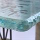 Concrete and ground glass table, Italy 1980's