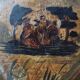 Ancienne peinture, Arte Povera technique, Venice, 18th century
