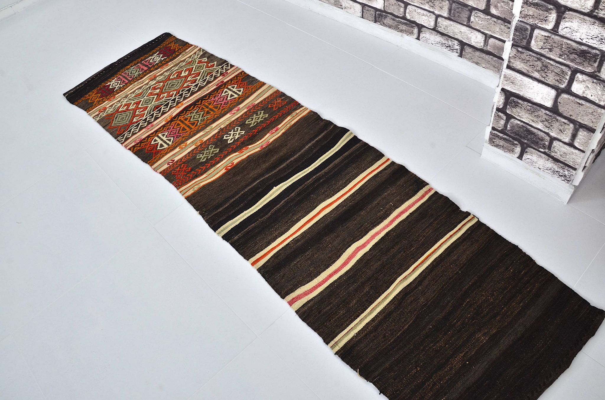 Kilim Runner anatolien vintage sku 3066
