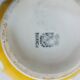 Yellow Bowl with white polka dots Sarreguemines