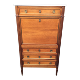 Mahogany secretary Louis XVI style