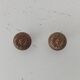 3 boutons, poignées de meubles anciens en bronze doré