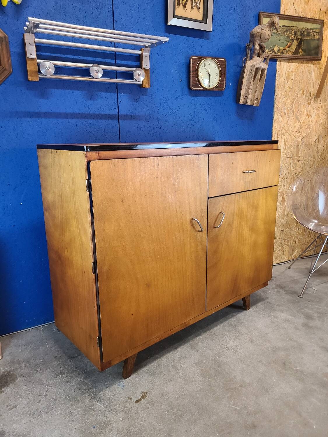 Light wood sideboard, mid-20th century