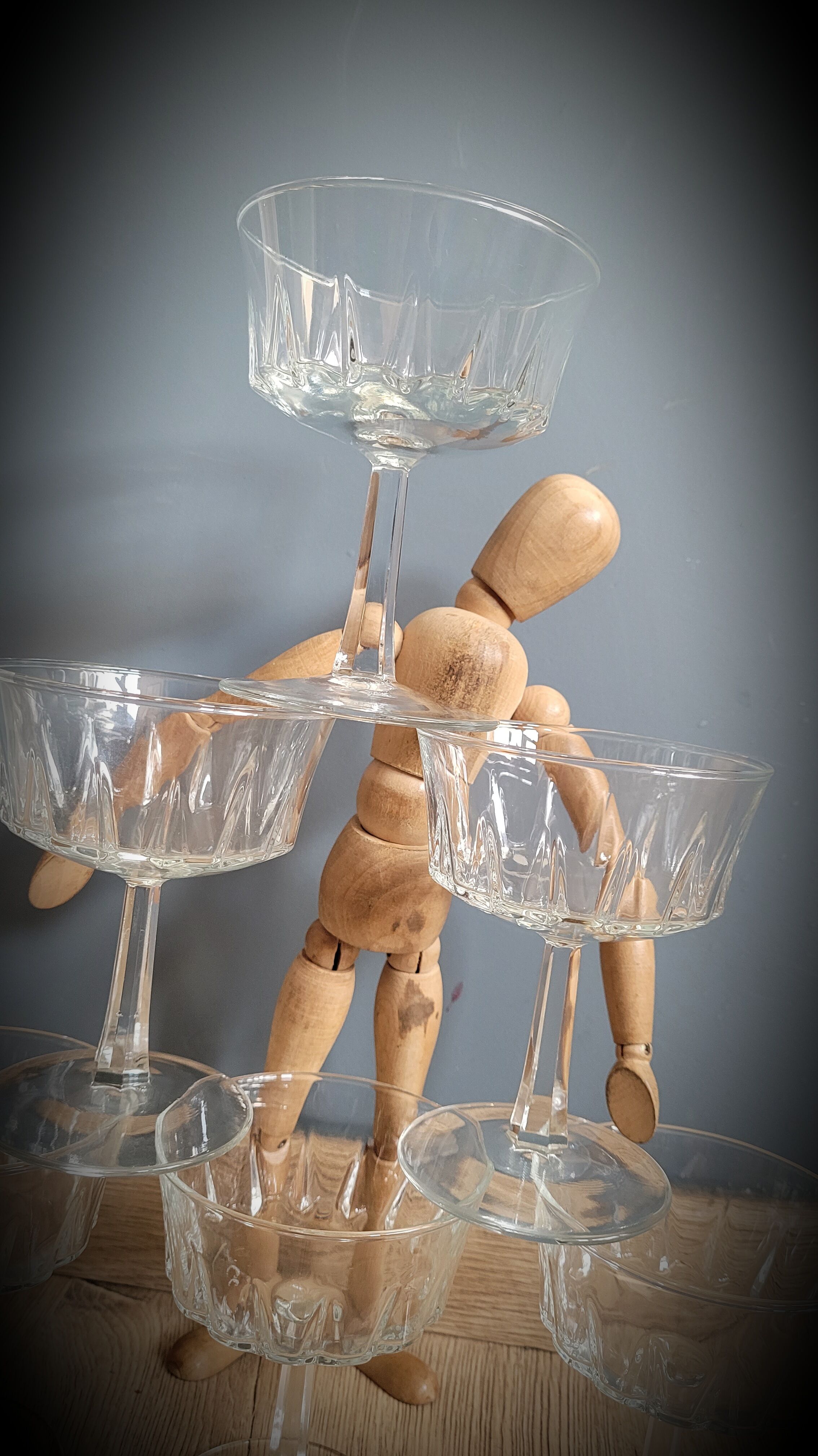 Set 6 glasses champagne