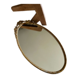 Miroir doré en fonte
