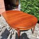 Table merisier Louis XVI avec 2 allonges