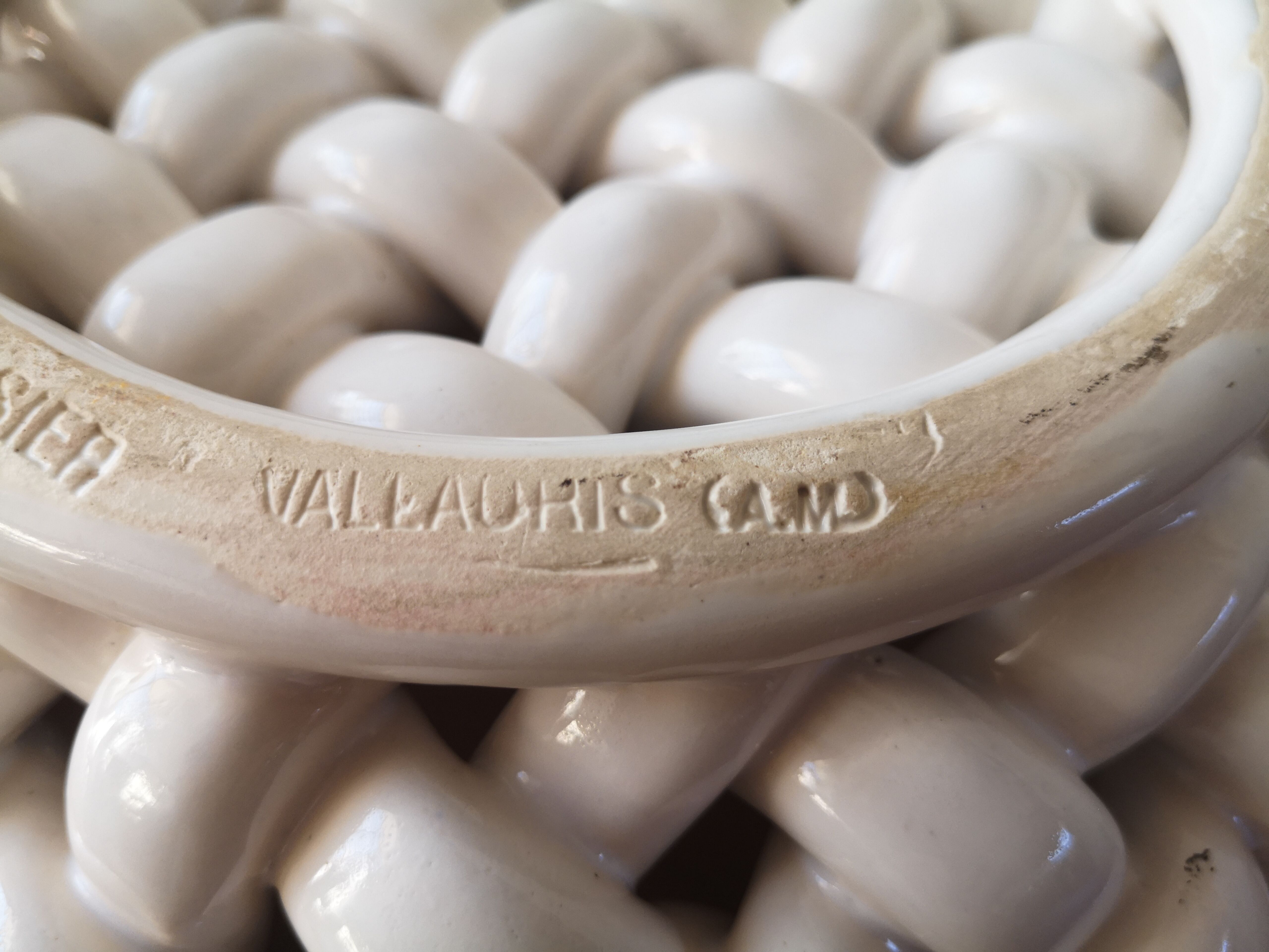 Jérôme Massier vallauris ceramic fruit cup