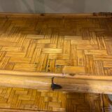 Vintage rattan shelf