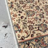 Vintage Beige Grey-Blue Runner Rug