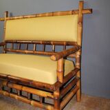 Bamboo Bench from the Napoleon III Period