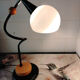 Magnificent vintage lamp with a bony design.