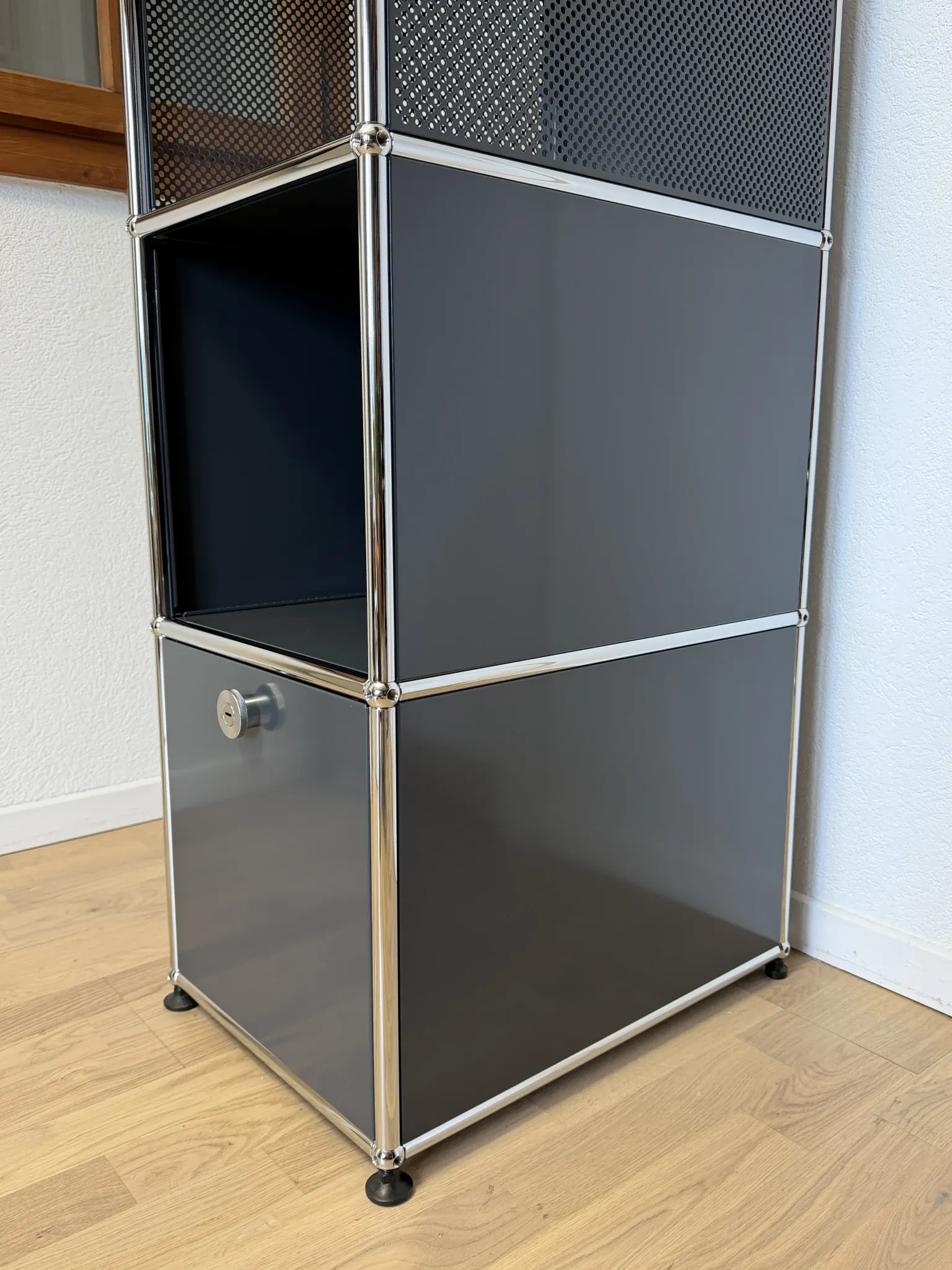 Colonne USM Haller en Gris Anthracite