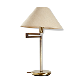 Lampe de bureau ajustable en laiton 1960s