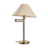 Lampe de bureau ajustable en laiton 1960s