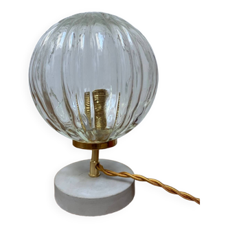 Lampe de table globe vintage