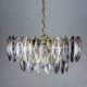 JT Kalmar chandelier, cut glass, 2 levels, Austria, 1970s