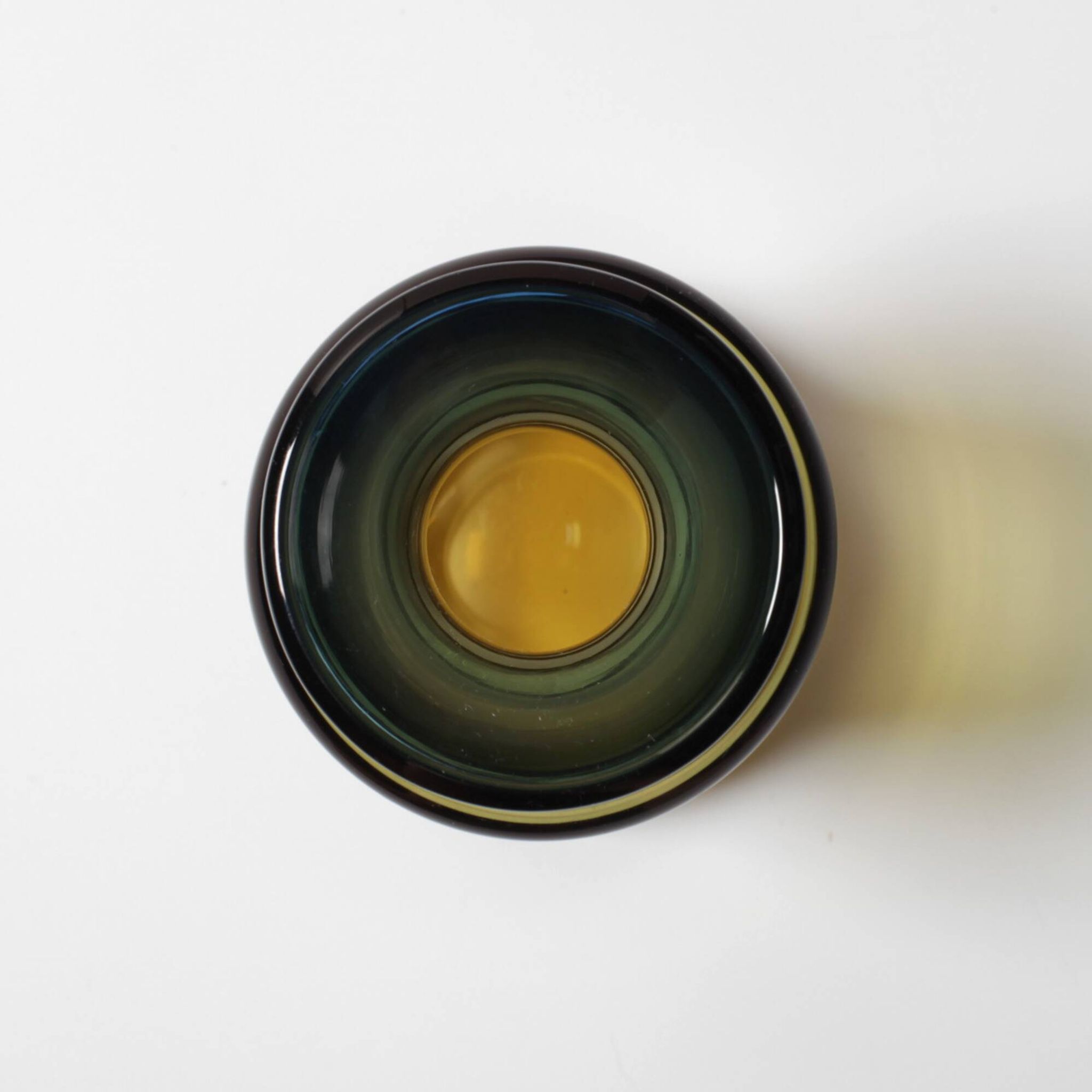 Vase en verre dégradé "Havana" vintage par Per Lütken pour Holmegaard / Danemark