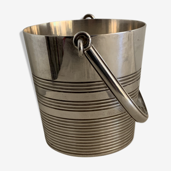 Silver metal Ercuis ice bucket