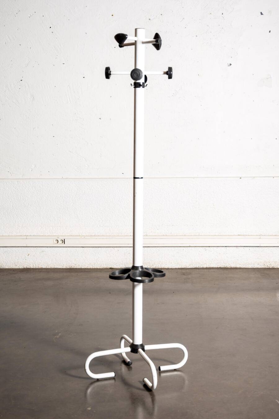 White Italian coat rack