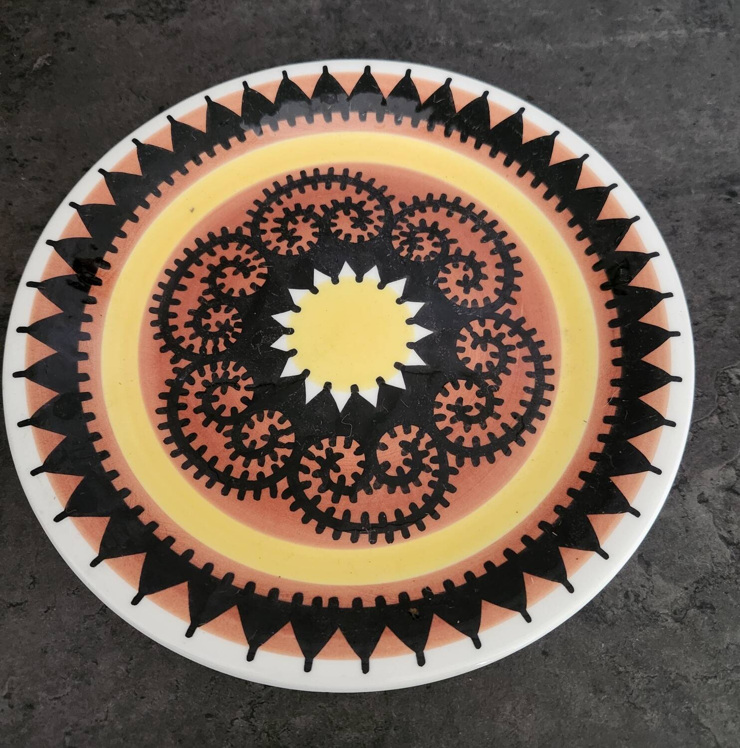 Plate C. Bernard: Quimper