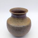 Stoneware vase, wood fired, 1970