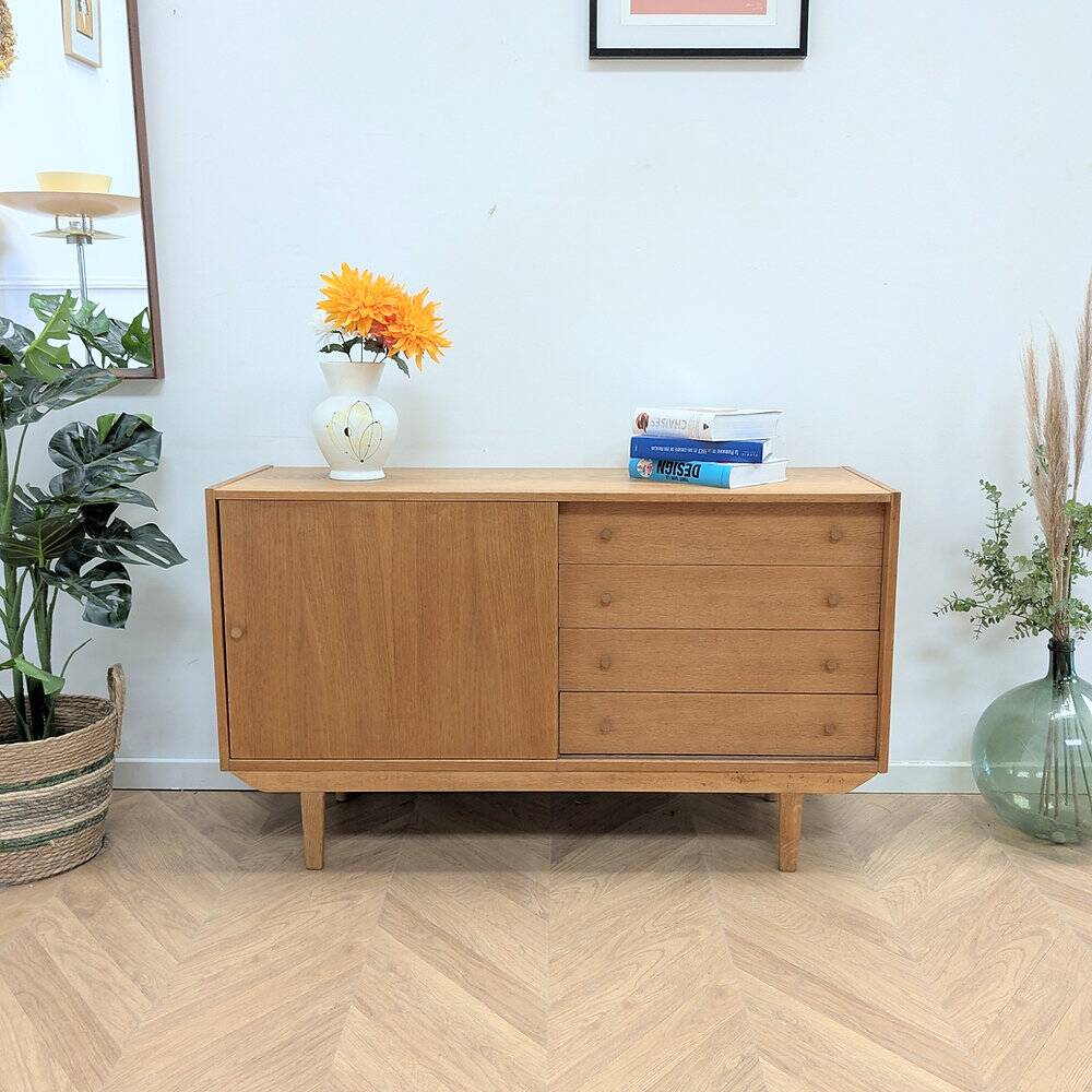 Scandinavian oak sideboard