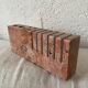 Pencil holder letter press paper design marble 1960 70 1970 sculpture