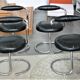 Suite de 4 chaises Cobra de Giotto Stoppino