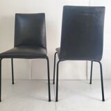 Suite of 4 vintage chairs Pierre Guariche Meurop 1960