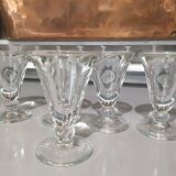 Lot de 5 verres de bistrot