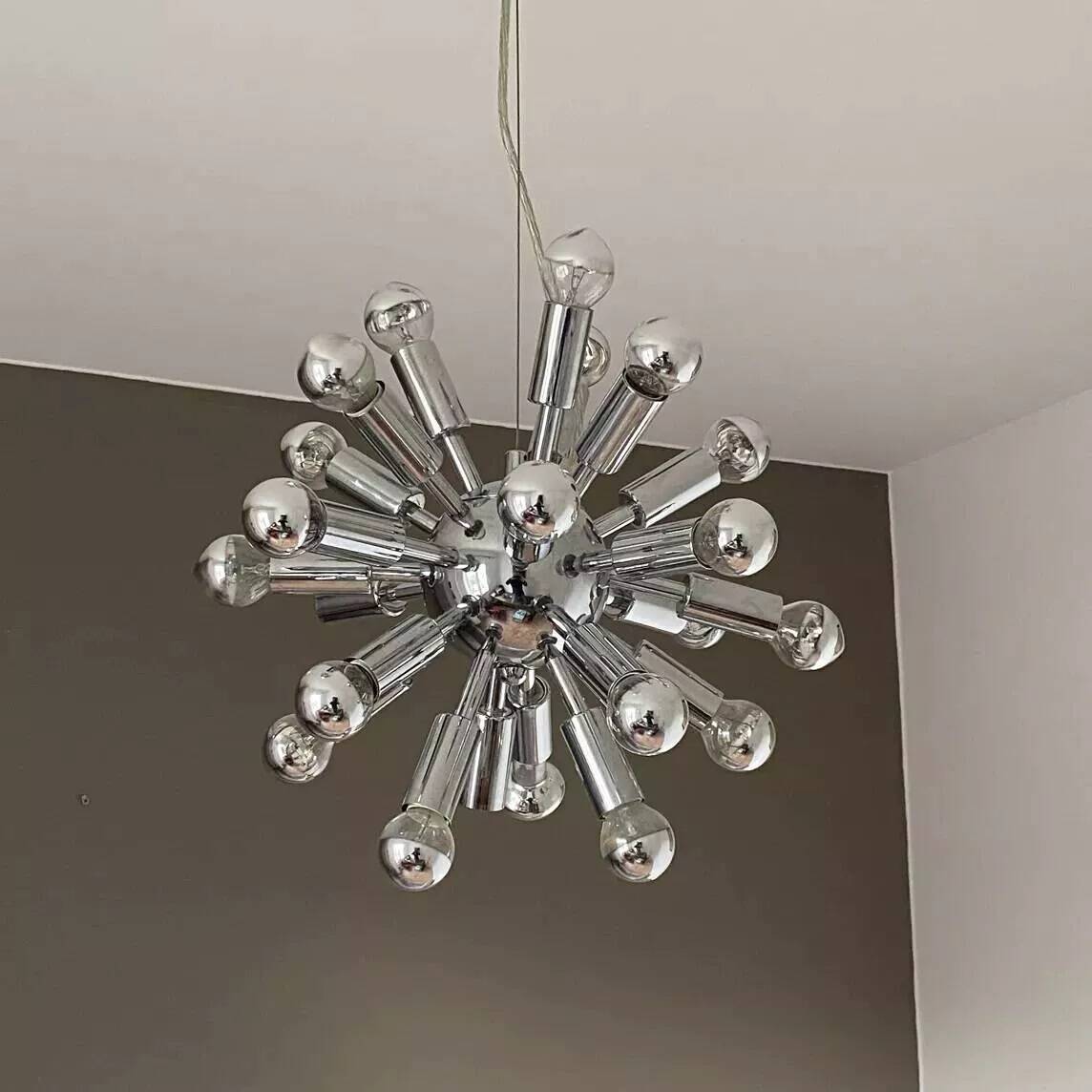 SPOUTNIK pendant light. 1980. Space age.