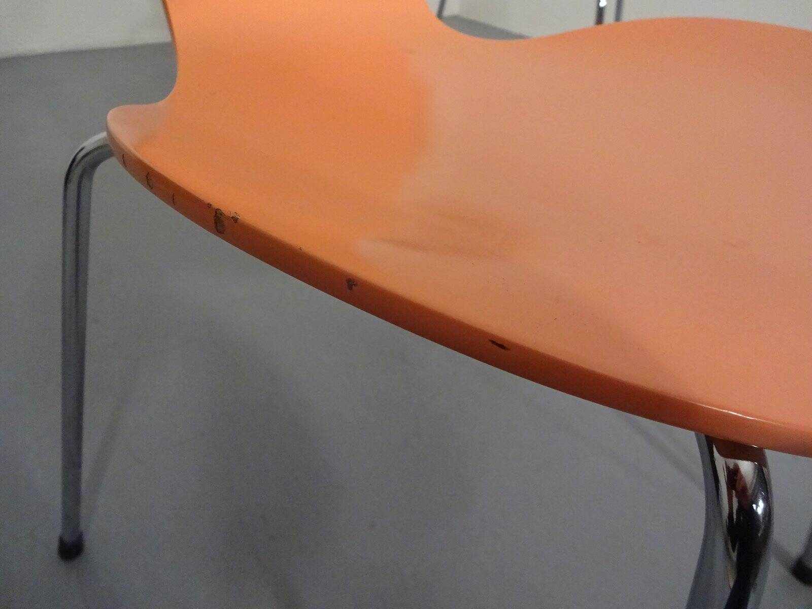 Danish 3107 Chairs by Arne Jacobsen for Fritz Hansen, 1994, Set of 2