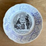5 talking plates "saving" Sarreguemines