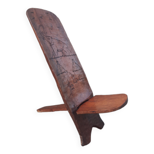 chaise africaine à palabre