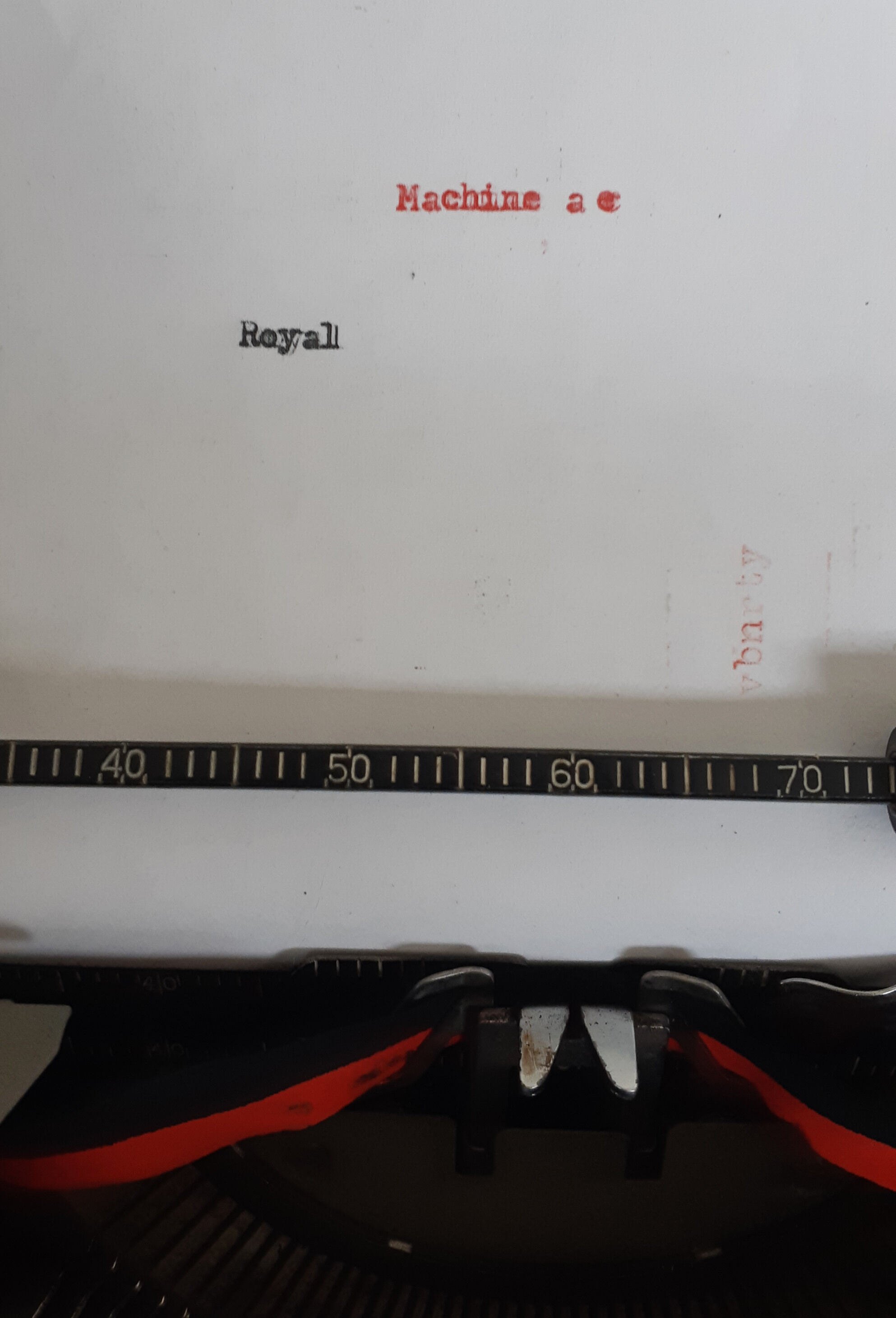 Functional portable typewriter , Royal