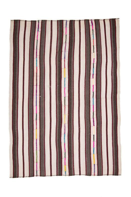 Vintage kilim rug for living room 189x259