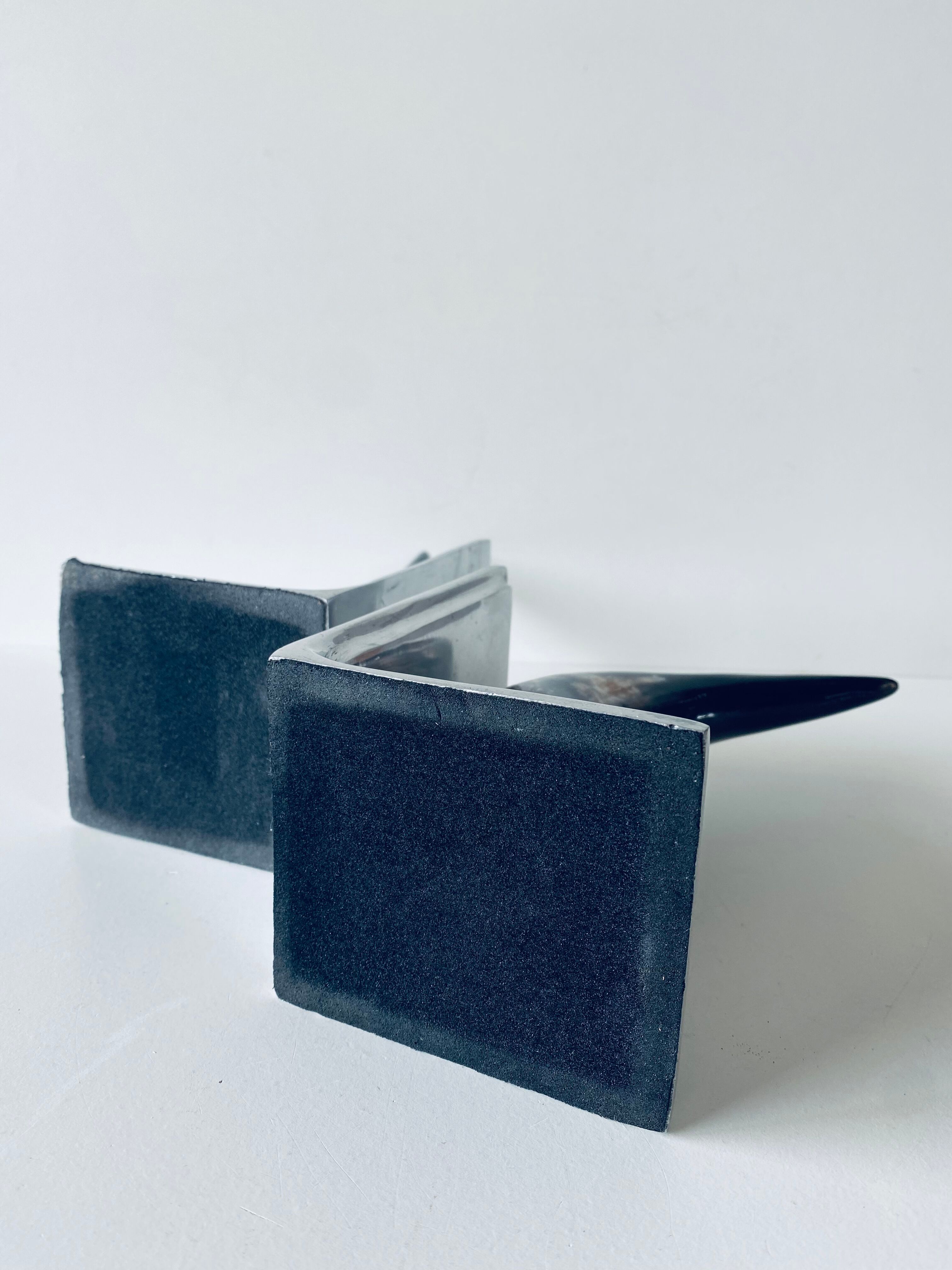 Pair of horn bookends