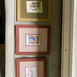 Set of 3 watercolors