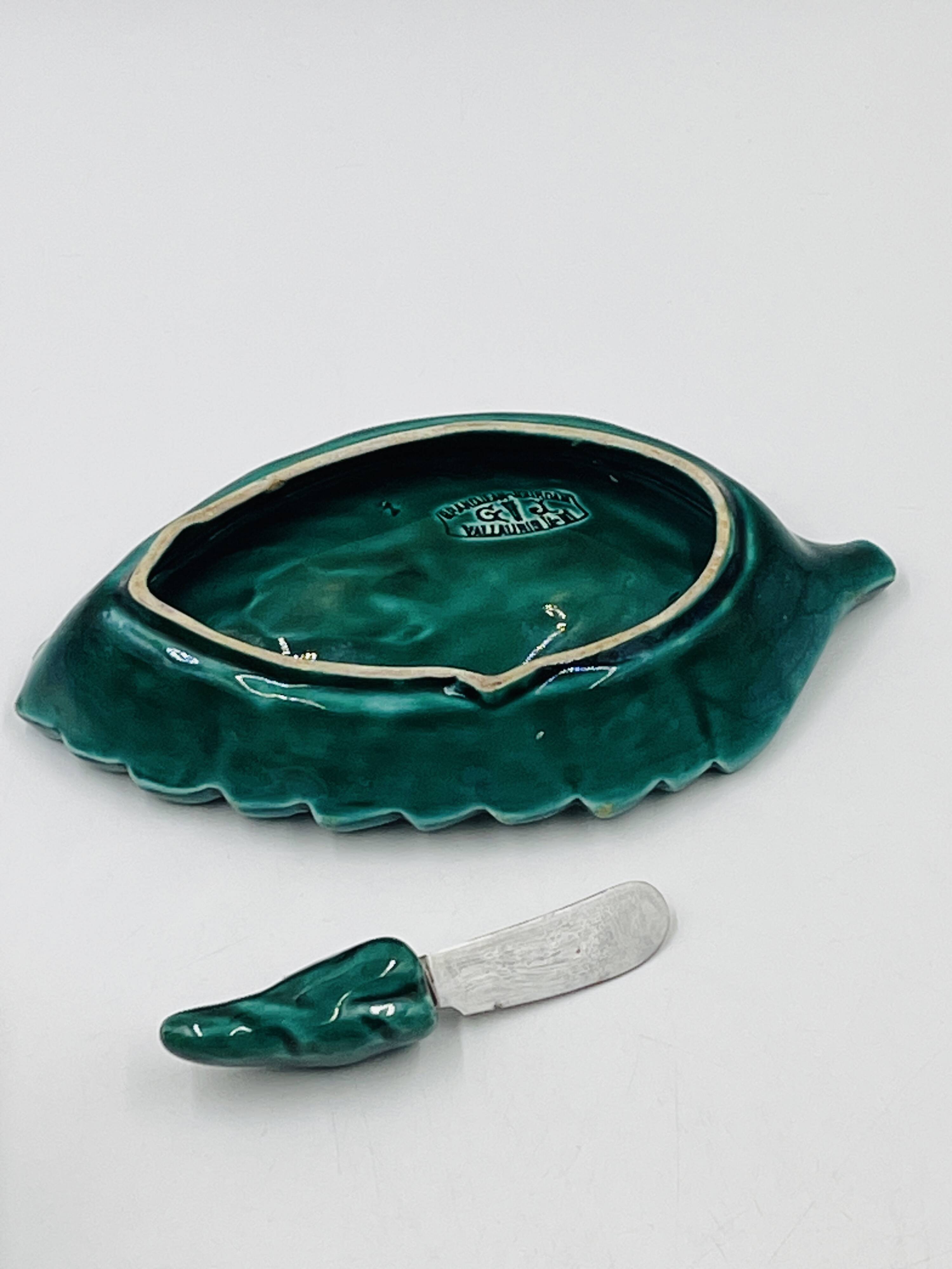 Grandjean Butter Dish - Jourdan Vallauris