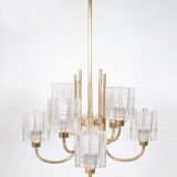 Lustre en Verre Cristal de Peill & Putzler, 1970s