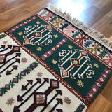 Coureur Kilim fait à la main 267x81cm