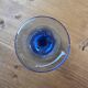 Service of 30 blue footed glasses.