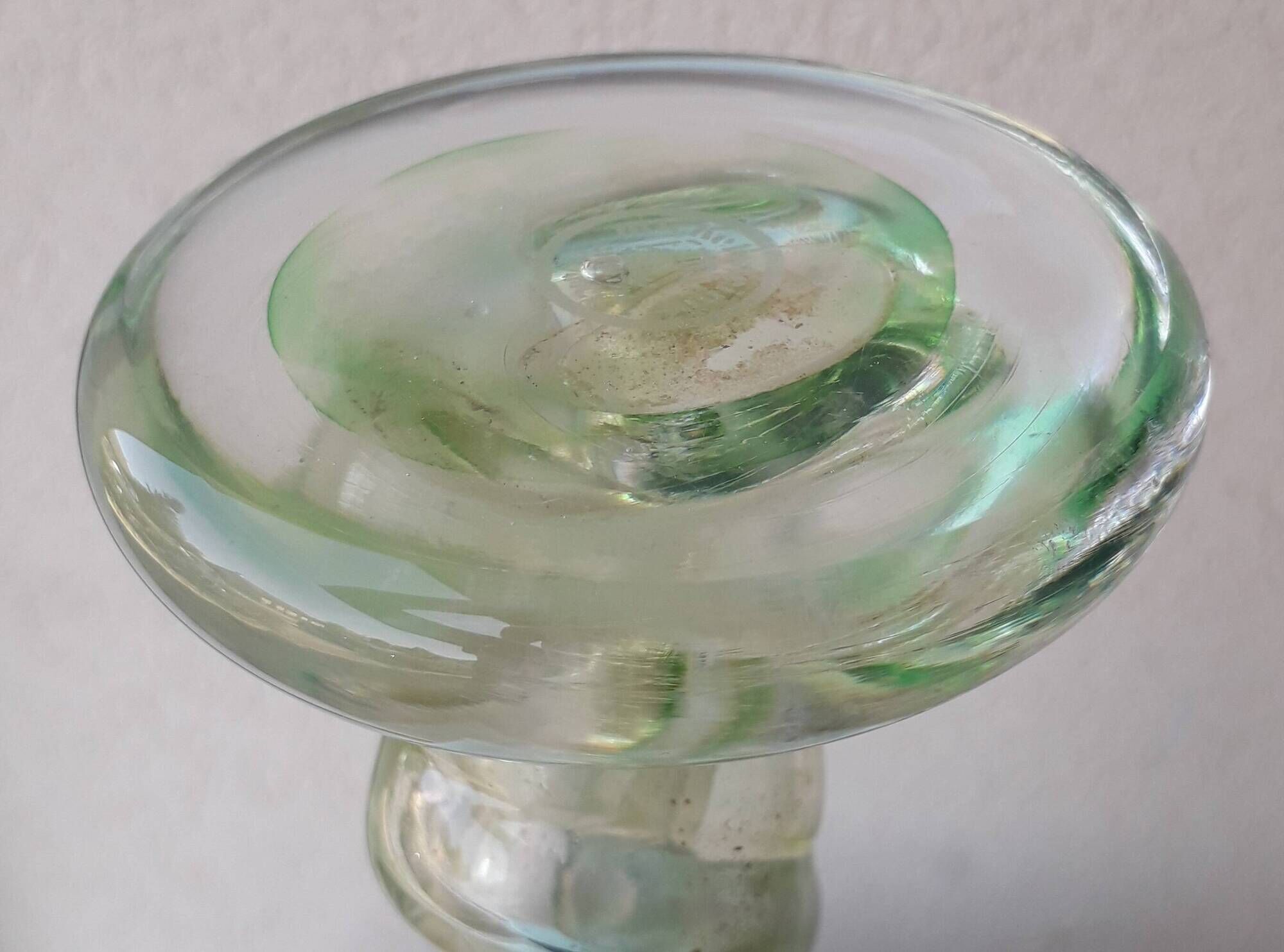 Blown glass vase Michel Steiner
