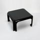 Coffee Table 'Elena', Vico Magistretti Design for Metra Italy, Glossy Black, 1970s
