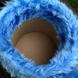 Vintage moumoute pouf