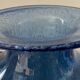 Vintage bubbled glass vase