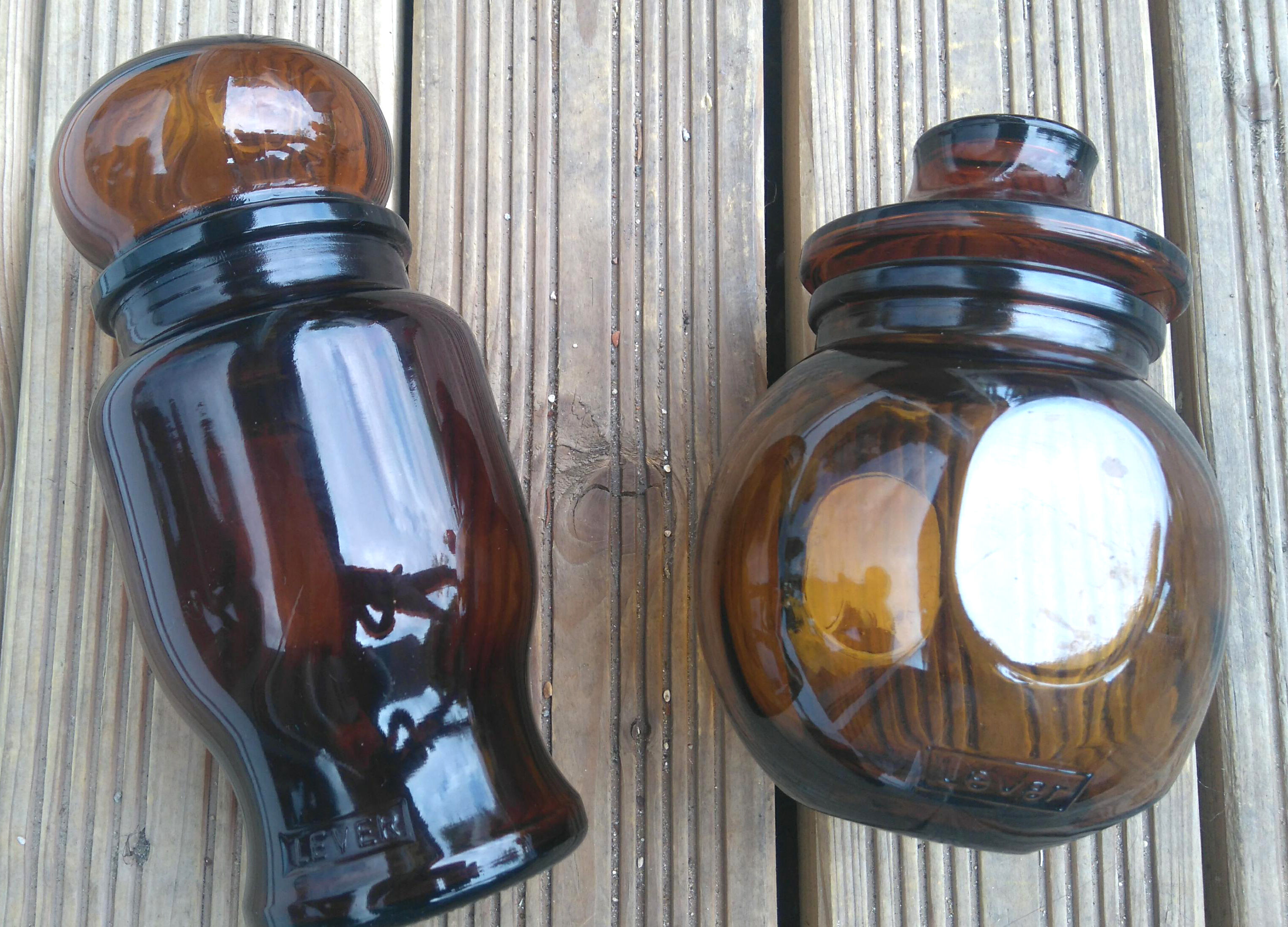 Lot of 3 jars of apothecary